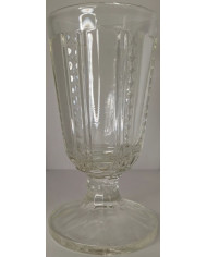 Glass water goblet from the interwar period