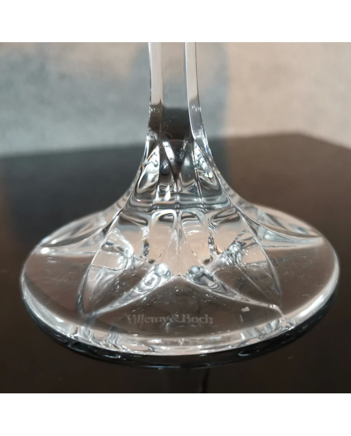 Signed crystal glass by Villeroy & Boch from Tulip series for wine or water