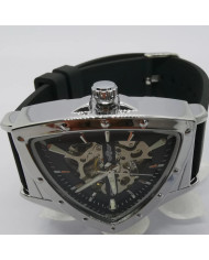 Triangular skeleton automatic mechanical watch