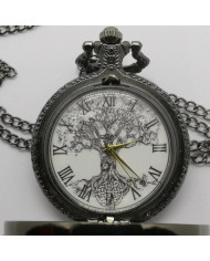 Tree of Life pocket watch on a chain