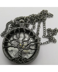Tree of Life pocket watch on a chain