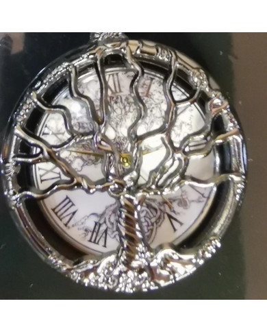 Tree of Life pocket watch on a chain