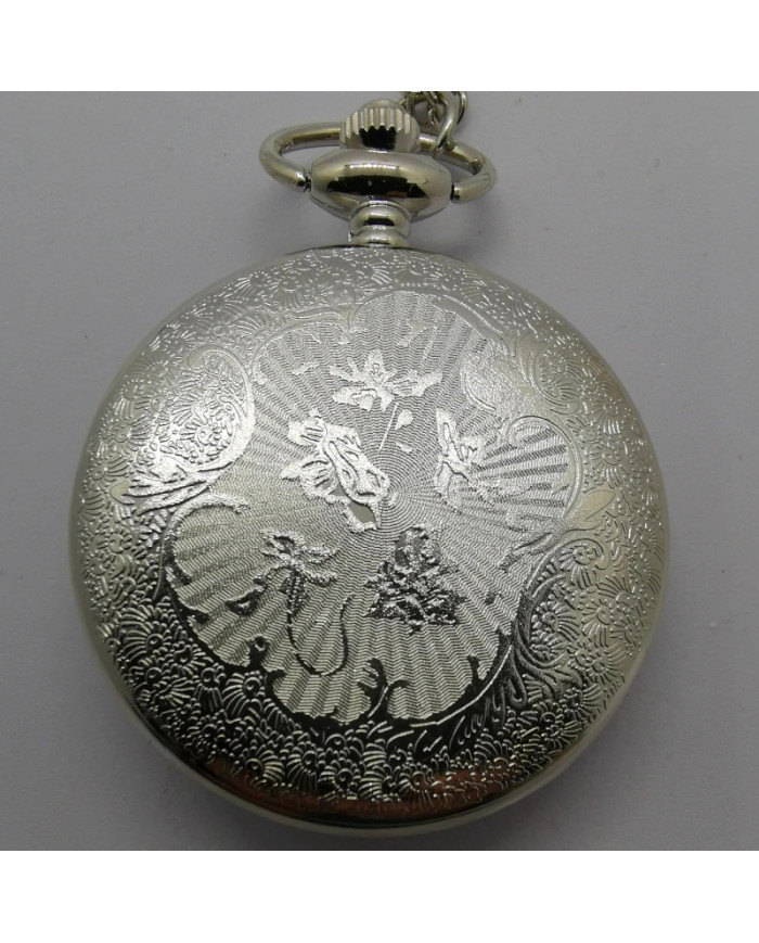 Zegarek kieszonkowy relief słońce księżyc